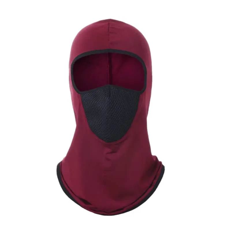 Cagoule moto bordeaux