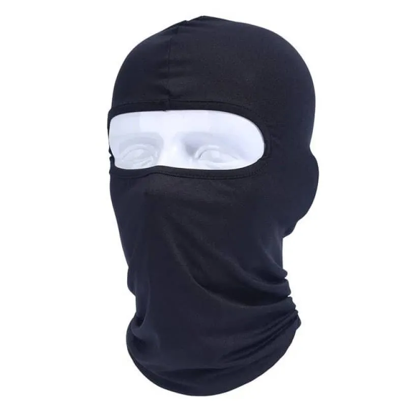 Cagoule moto bleu marine