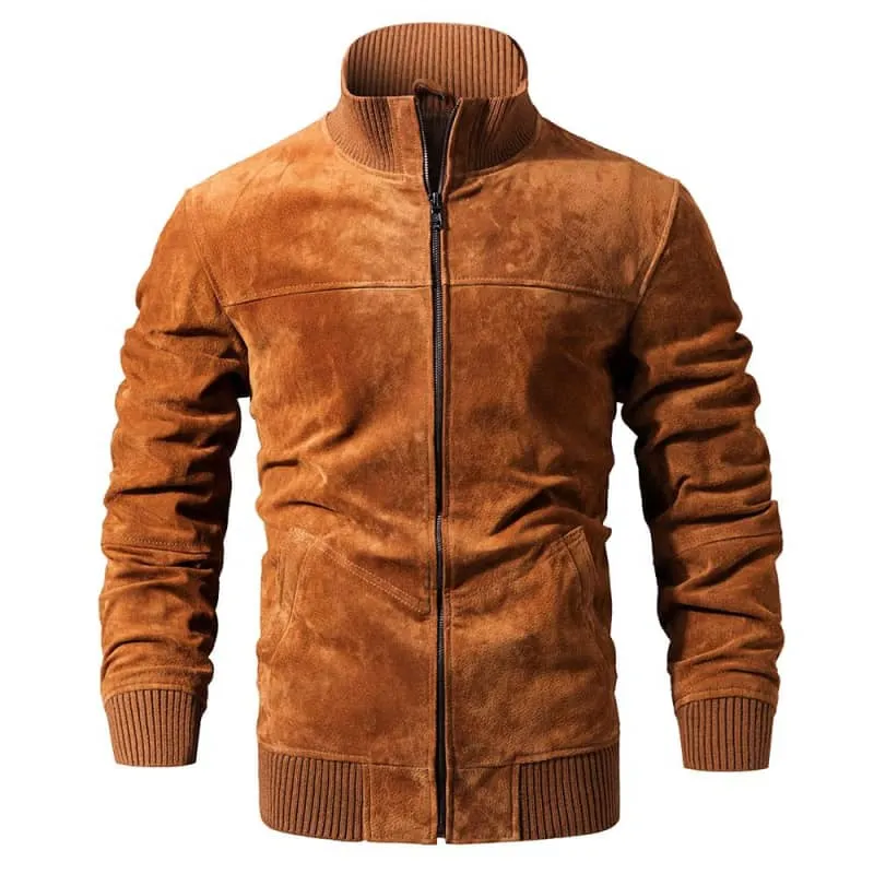 Veste biker homme - Suédé