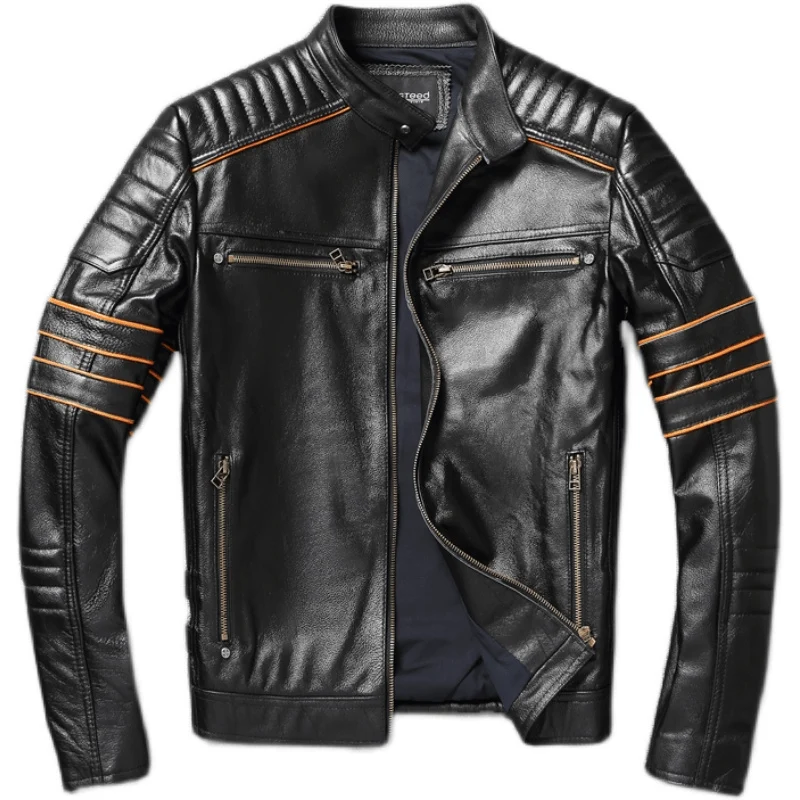 Blouson biker homme - Tête de mort