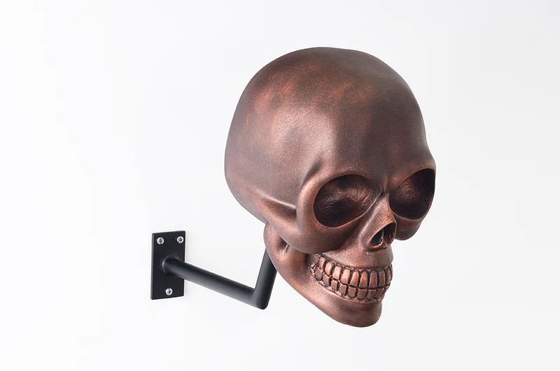 H-Skull Support pour casque Antik Copper