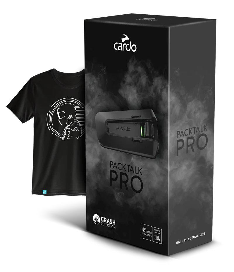 Packtalk Pro + Connected Rider T-Shirt Bundle