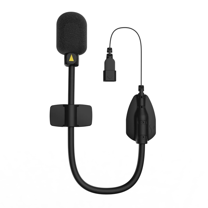 Hybrid Boom Mic For Open & Modular Helmets