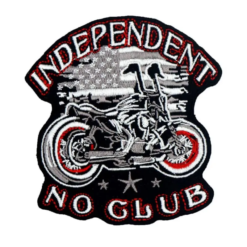 Patch biker - independant (9cm x 9.5cm)
