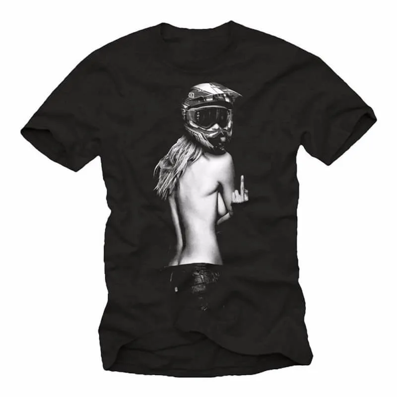 T-shirt biker - Fuck you