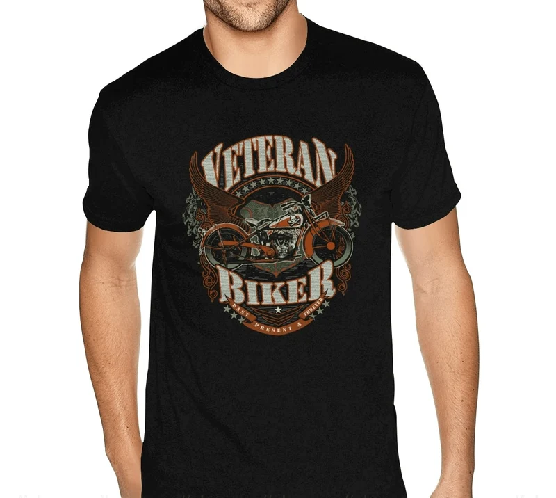 T-shirt Motard - Vétéran biker