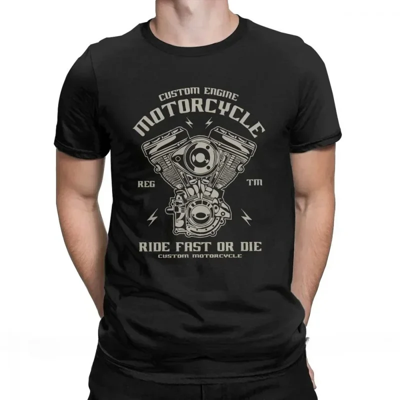 T-shirt biker - Ride fast or die