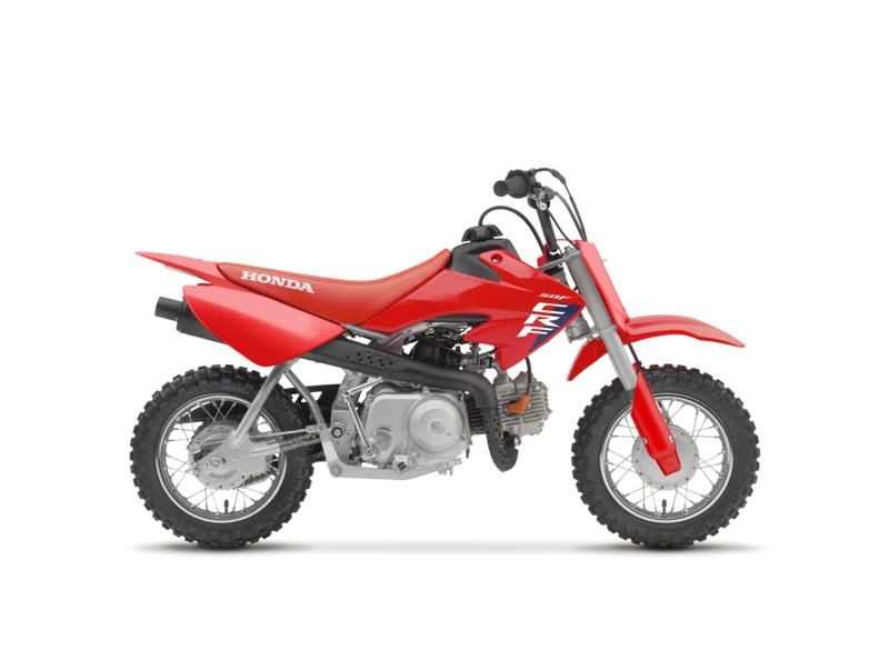 Honda CRF50F 2026, rouge extrême
