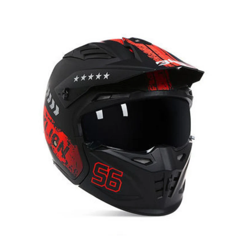 Casque moto intégral Homme | Blacklion noir Mate