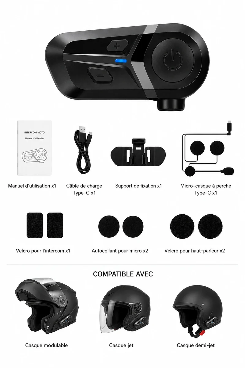 Intercom Bluetooth 5.3 MotoBeast