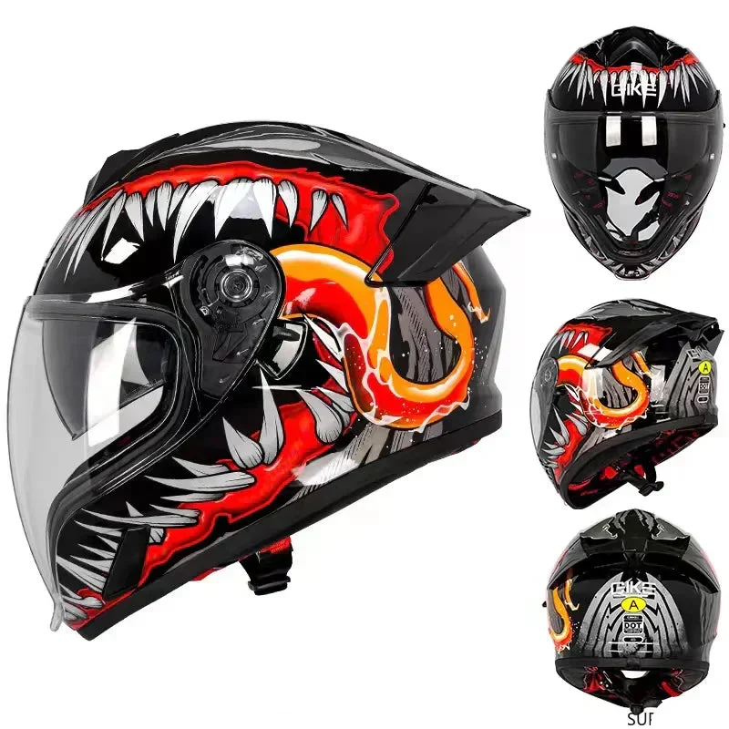 Casque Moto intégral Venom / Spider/ Monster