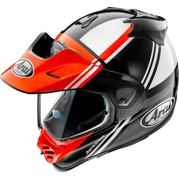 Arai XD-5 hors route Casque - Cosmic - Rouge