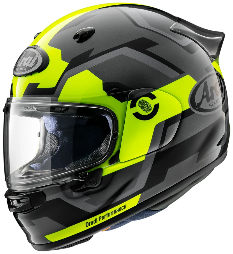 Arai Contour-X Solid Helmet - Face Fluorescent Yellow