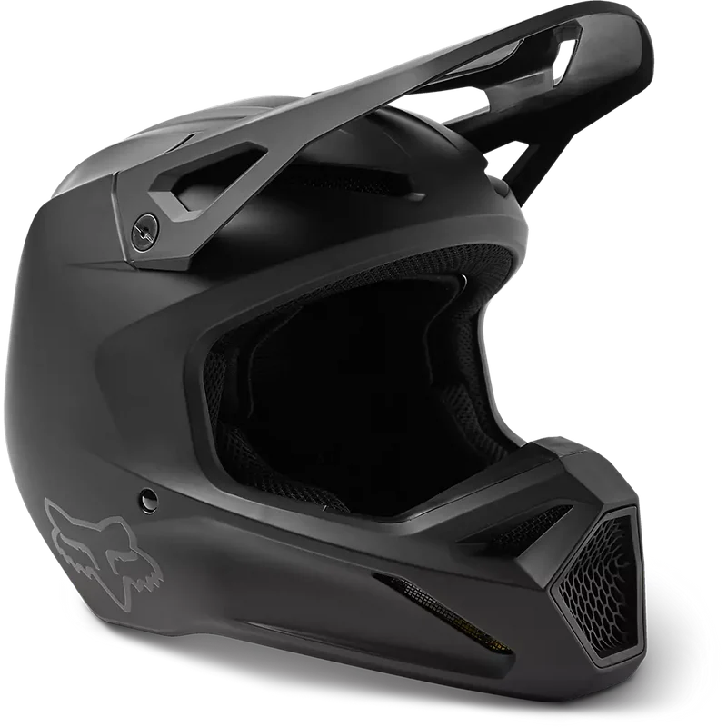 Fox Casque Racing V1 Solid noir mat pour homme