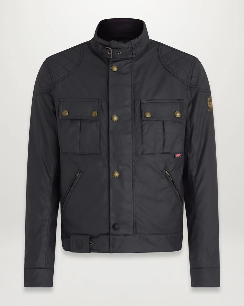 Belstaff - Brooklands 2.0 - Veste en coton ciré - Noir