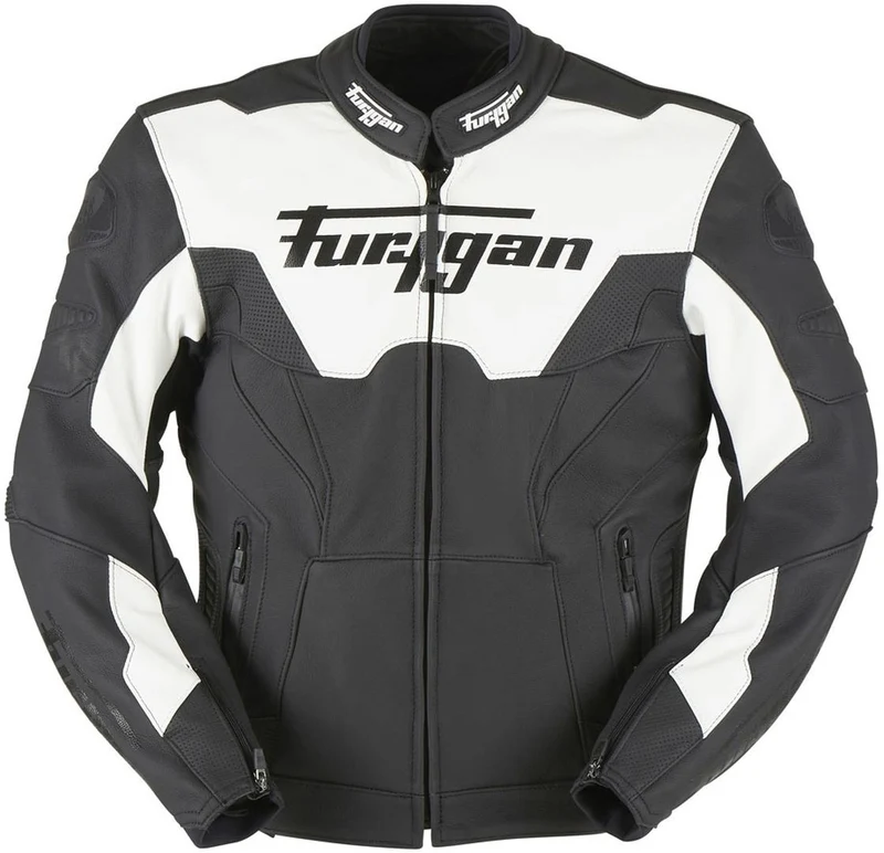Furygan Bullring Veste en cuir blanc