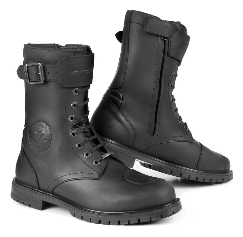 Bottes de moto imperméables Stylmartin Rocket noires