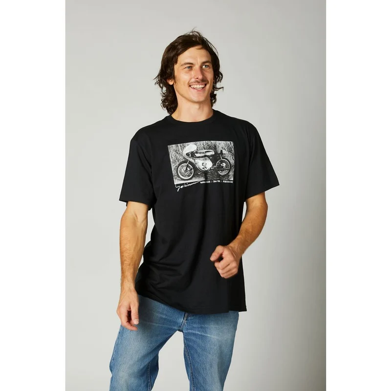 Fox Racing Yoshimura Racer Profile Short Sleeve Tee - Noir