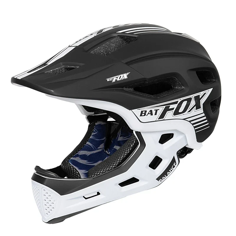 Casque BMX Fox Noir & Blanc