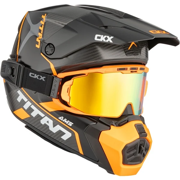 CKX Titan AMS Carbon Helmet Conrod - Apex Goggle included