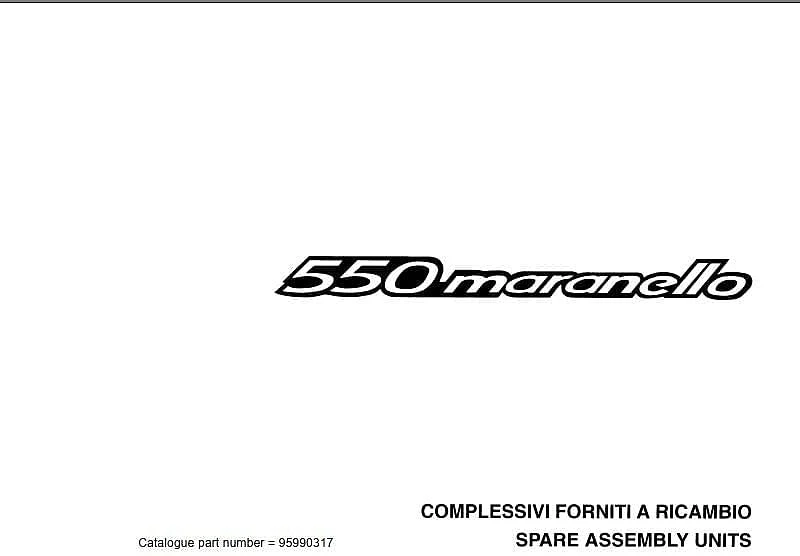 manuel d'atelier Ferrari 550 Maranello