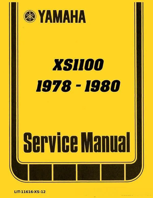 Manuel d'atelier yamaha 1100 XS 1978 1982