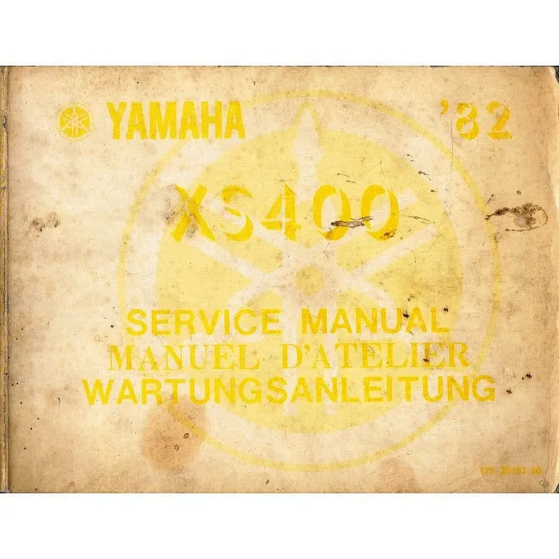 manuel d'atelier yamaha XS 400 1982