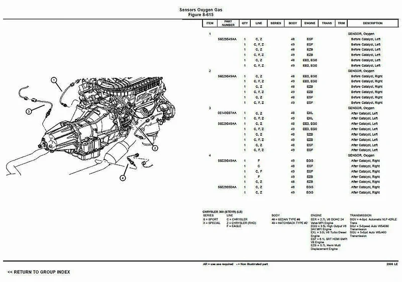 manuel d'atelier Chrysler 300 C 2006