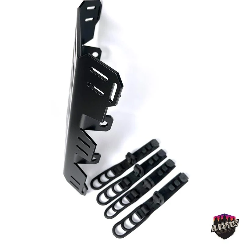 Plaque avant - support Universelle Enduro Trail - Alu 4mm | Blackpines
