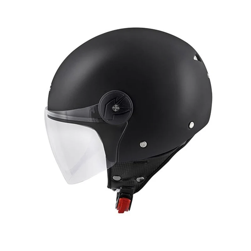 KAPPA KV40S moto cara abierta Casco negro mate