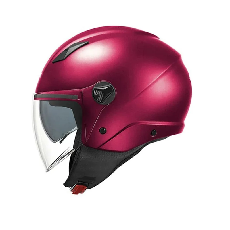 KAPPA KV57B Moto Cara Abierta Casco Burdeos Mate