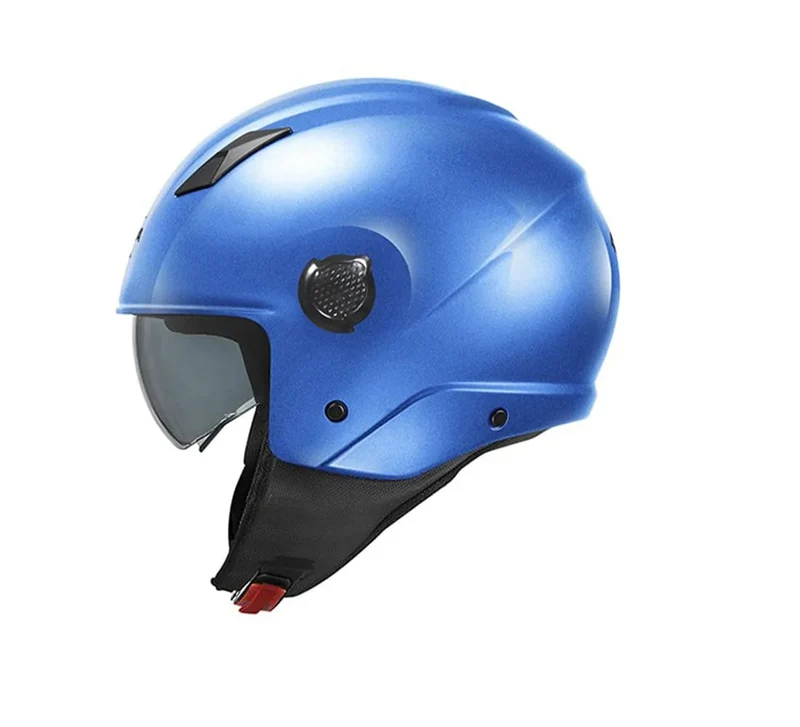 KAPPA KV58B Moto Cara Abierta Casco Basic Azul