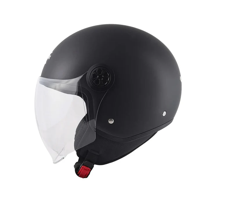 KAPPA KV59B Moto Cara Abierto Casco negro mate