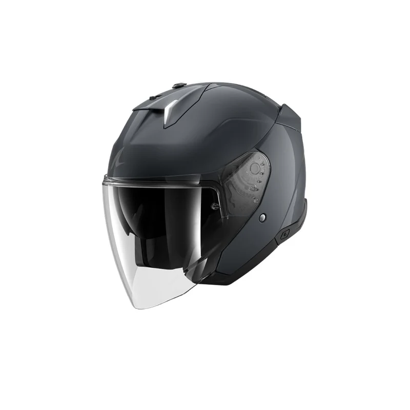 SHARK SKWAL I3 JET BLANK CASCO ABIERTO MOTOCICLETA METAL DE CAÑÓN
