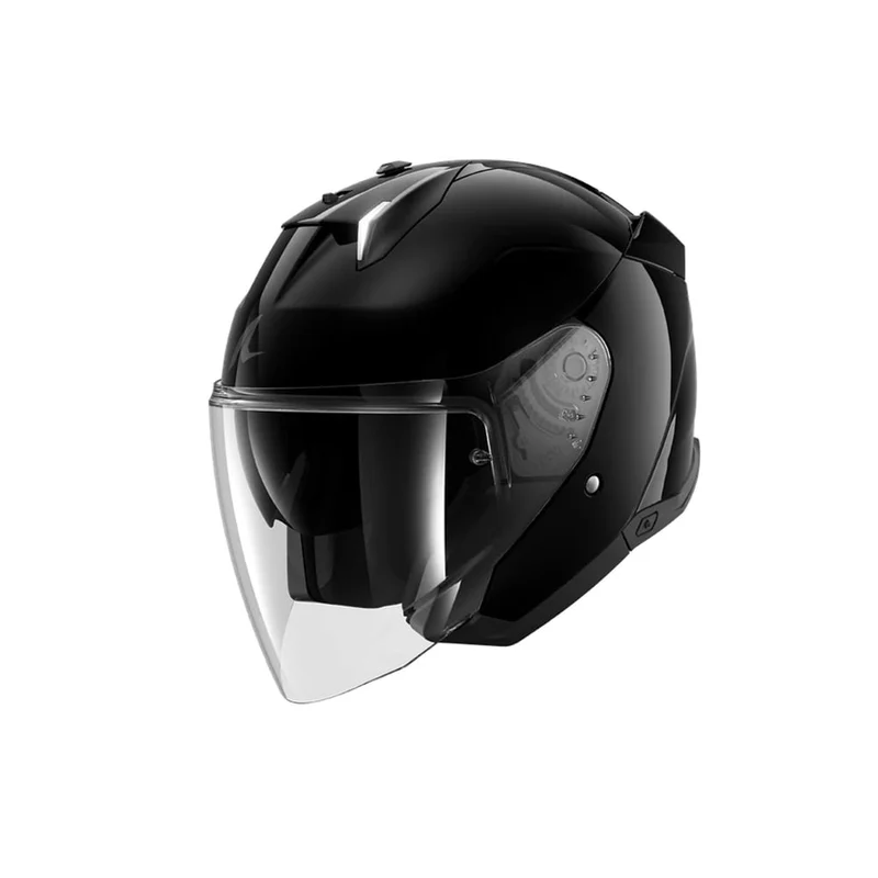 SHARK SKWAL I3 BLANK BICICLETA DEPORTIVO JET CASCO NEGRO