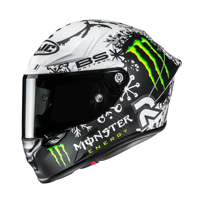 HJC RPHA 1 V2 SNOW DIABLO MC10SF CASCO INTEGRAL DE MOTO