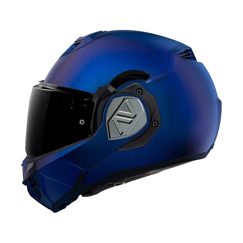 LS2 FF906 ADVANT KPA CASCO MODULAR DE MOTO AZUL MARINO MATE SÓLIDO