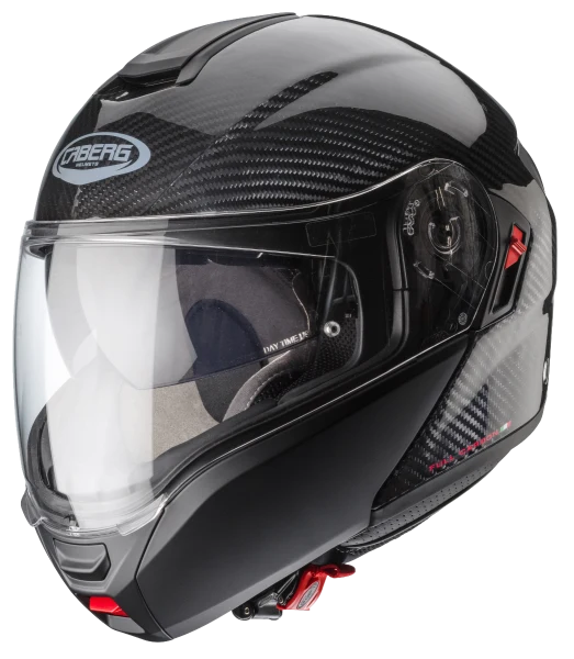 Caberg Levo X Carbon Casco abatible para moto de turismo negro