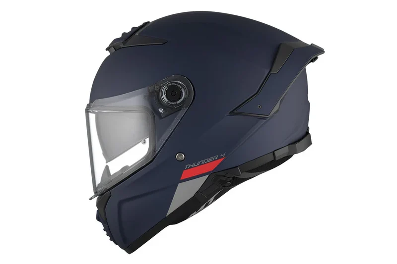 MT THUNDER 4 SV SÃ“LIDA INTEGRAL TURISMO CASCO DE MOTO A7 AZUL MATE