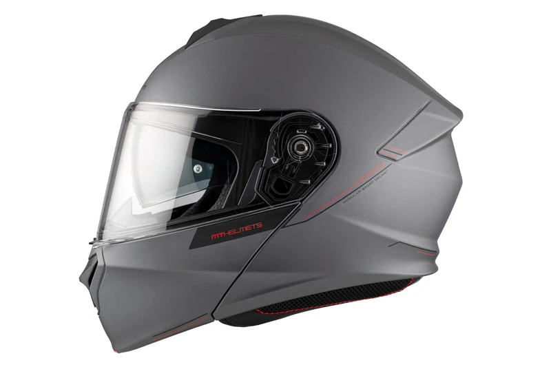MT GENESIS SV SOLID MODULAR CASCO DE MOTO A1 TITANIO MATE