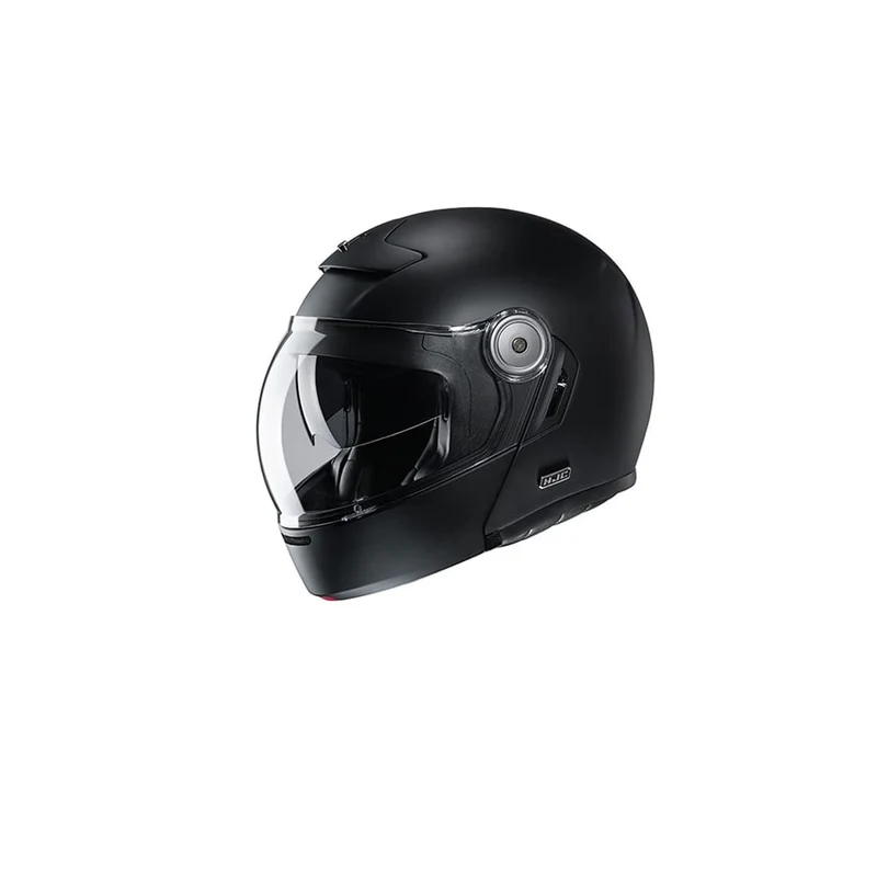 HJC V90 uni casco de moto modular estilo vintage semi mate negro