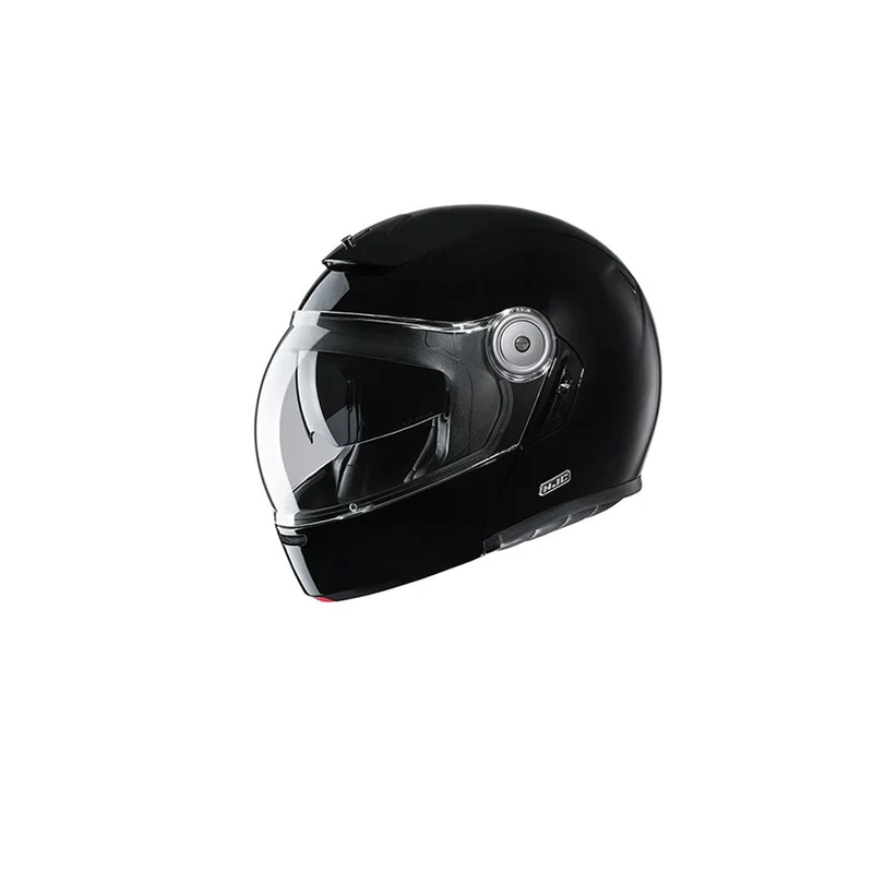 HJC V90 Uni Casco de moto abatible estilo vintage Noir Metal