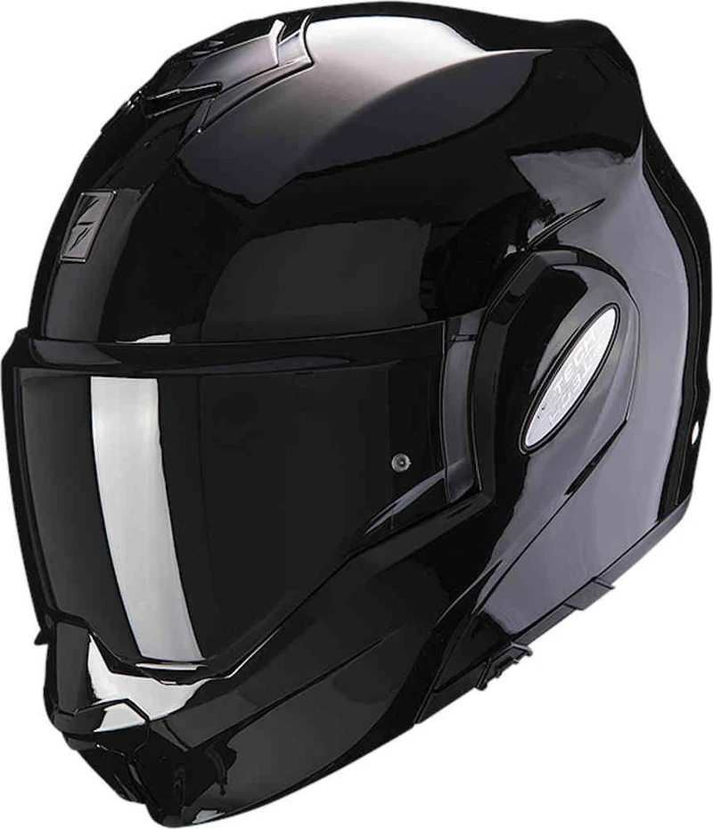 SCORPION EXO-TECH EVO SOLID CASCO DE MOTO MODULAR NEGRO
