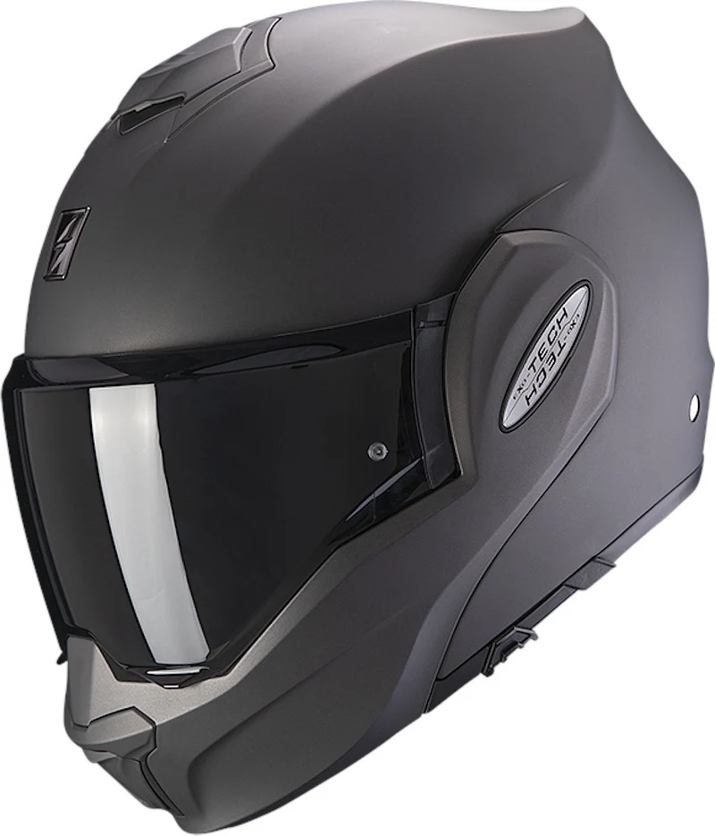 SCORPION EXO TECH EVO SOLID CASCO DE MOTO MODULAR MATT ANTHRACITE