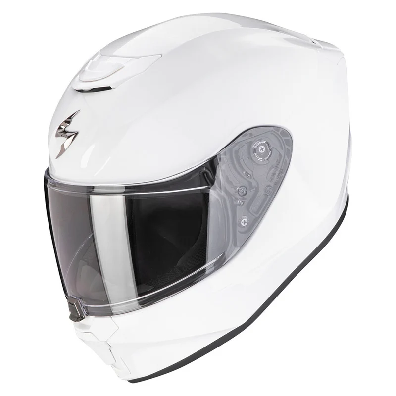 SCORPION - EXO-JNR SOLID INTEGRAL CASCO Blanco