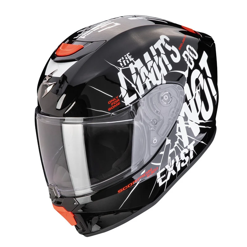 SCORPION - EXO-JNR BOUM Integral Casco Negro-Blanco