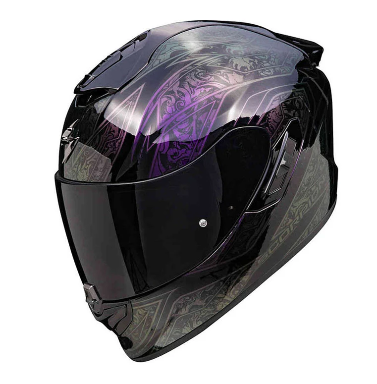 SCORPION EXO-1400 EVO II AIR FANTASY INTEGRAL CASCO Negro Camaleon
