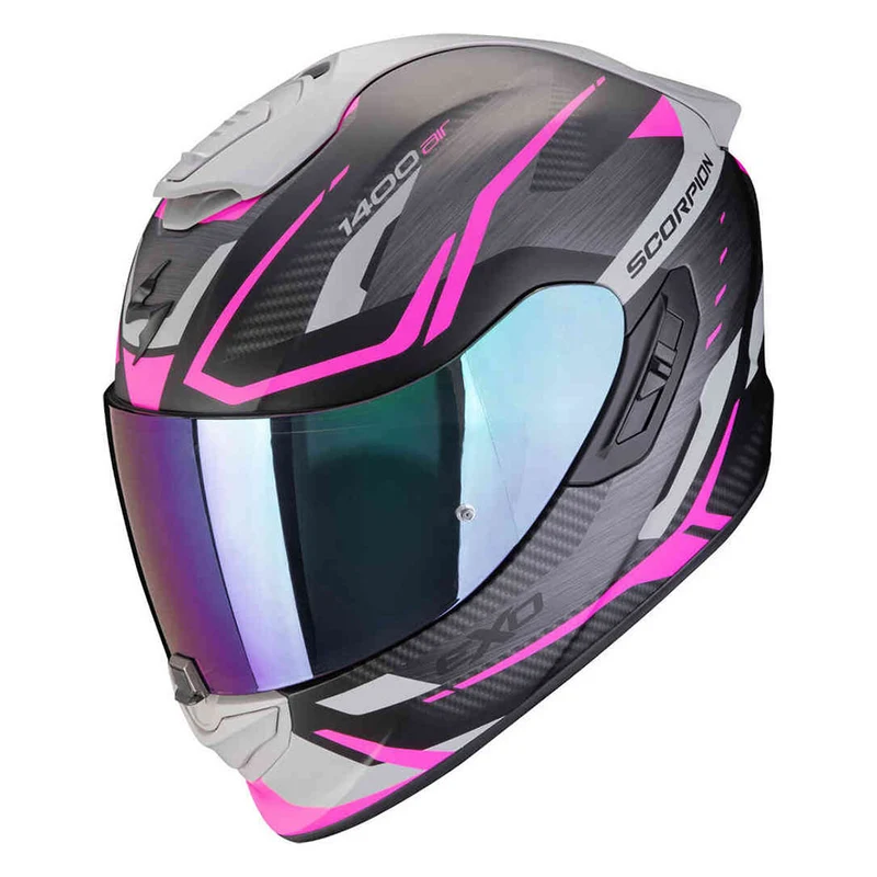 SCORPION EXO-1400 EVO II AIR ACCORD INTEGRAL CASCO Negro mate-rosa