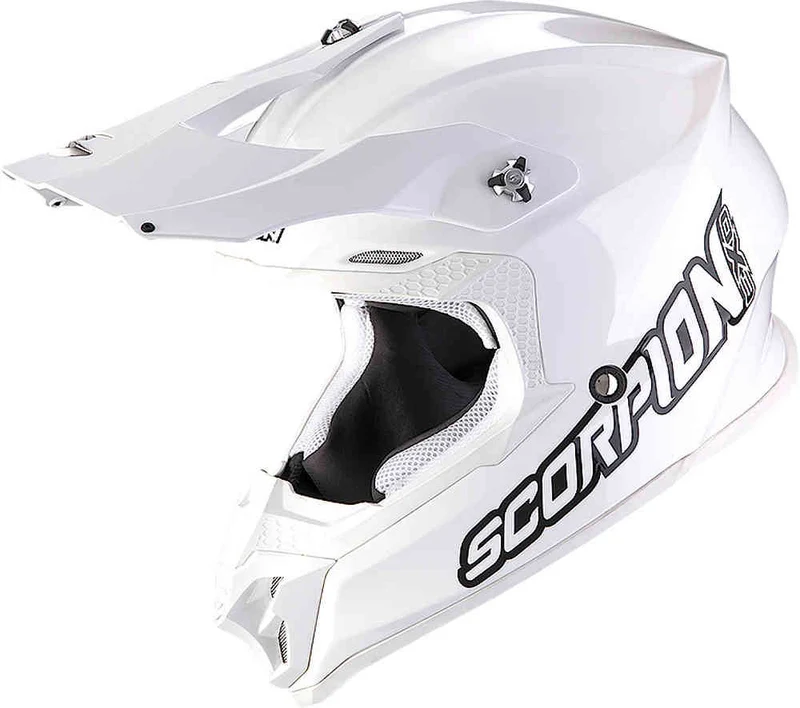 SCORPION VX 16 EVO AIR SOLID Motocross Casco Blanco