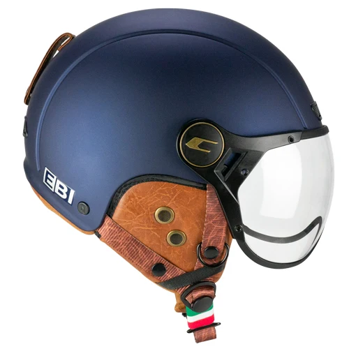 CGM 801V JET EBI VINTAGE Abierto Casco Azul satinado
